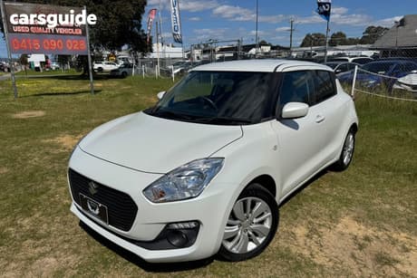 White 2019 Suzuki Swift Hatchback Gl Navigator