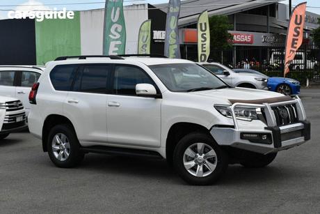 White 2018 Toyota Landcruiser Prado Wagon Gxl (4X4)
