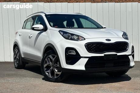 White 2021 Kia Sportage Wagon Sx (Fwd)