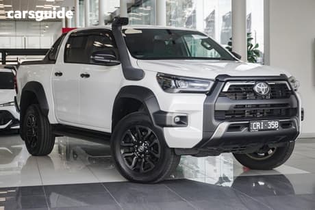 White 2023 Toyota Hilux Double Cab Pick Up Rogue (4X4)