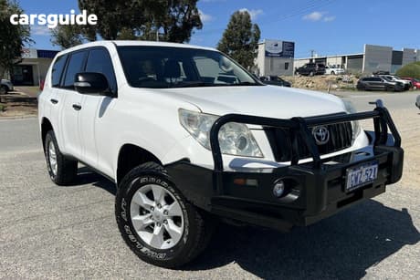 White 2012 Toyota Landcruiser Prado Wagon Gx (4X4)