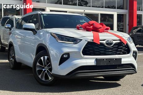 White 2022 Toyota Kluger Wagon Gxl Awd