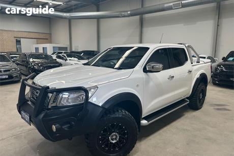 White 2015 Nissan Navara Dual Cab Utility St (4X4)