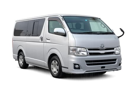 Silver 2012 Toyota HiAce Van Lwb