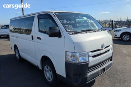White 2017 Toyota HiAce Commercial DX