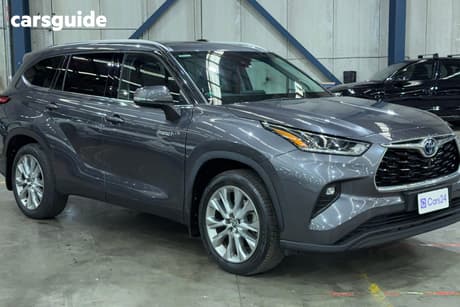 Grey 2022 Toyota Kluger Wagon Grande Hybrid Awd