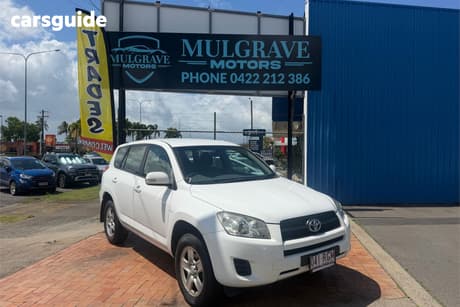 White 2010 Toyota RAV4 Wagon Cv (4X4)