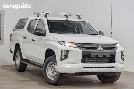 White 2023 Mitsubishi Triton Double Cab Pick Up Glx (4X4)