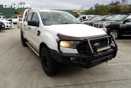 White 2020 Ford Ranger Double Cab Chassis Xl 3.2 (4X4)