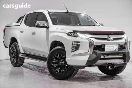 White 2018 Mitsubishi Triton Double Cab Pick Up Gls (4X4) Premium