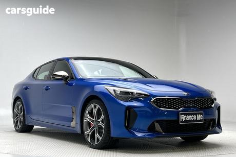 Blue 2019 Kia Stinger Sedan Gt (Black Leather)