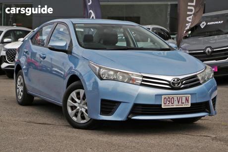 Blue 2014 Toyota Corolla Sedan Ascent