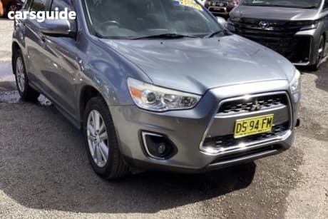 Grey 2013 Mitsubishi ASX SUV ASPIRE (2WD) XB MY14