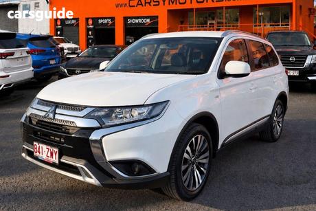 White 2018 Mitsubishi Outlander SUV ES 7 SEAT (2WD) ZL MY19