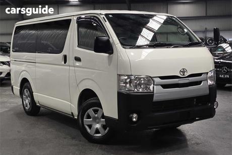 White 2018 Toyota HiAce Commercial GDH206