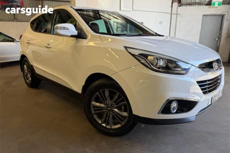 White 2013 Hyundai IX35 Wagon Se (Fwd)