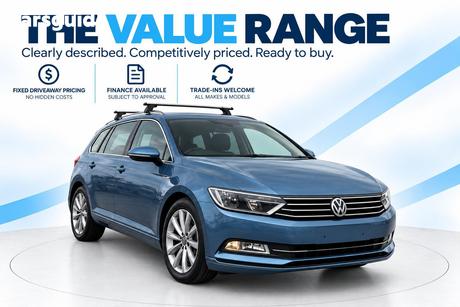 Blue 2015 Volkswagen Passat Wagon 132 Tsi Comfortline