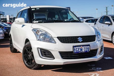 White 2016 Suzuki Swift Hatchback Gl