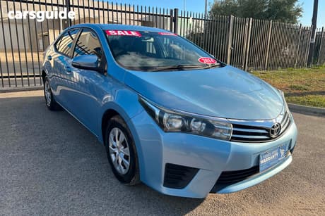 Blue 2014 Toyota Corolla Sedan Ascent