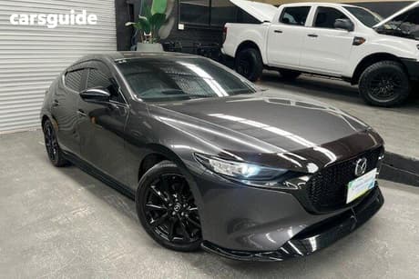 Grey 2024 Mazda 3 Hatchback G25 Evolve Sp Vision