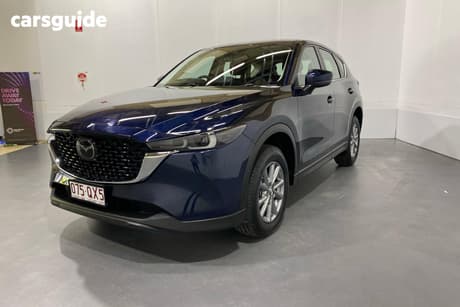 Blue 2024 Mazda CX-5 Wagon G25 Maxx Sport (Fwd)