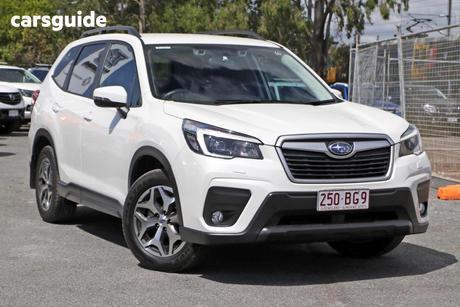 White 2021 Subaru Forester Wagon 2.5I (Awd)