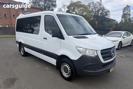 White 2019 Mercedes-Benz Sprinter Van 416Cdi Vs30 Mwb Rwd