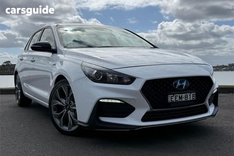 White 2019 Hyundai I30 Hatchback N Line