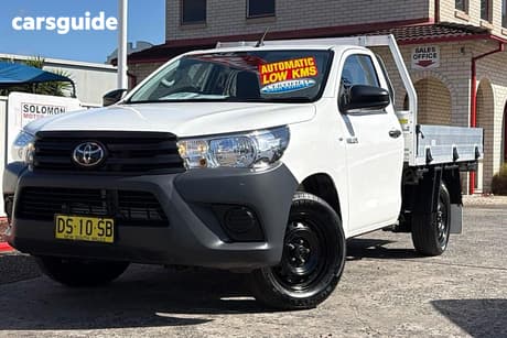 White 2020 Toyota Hilux Cab Chassis Workmate