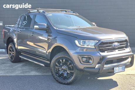 Grey 2021 Ford Ranger Double Cab Pick Up Wildtrak 2.0 (4X4)