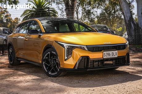 Yellow 2025 Kia K4 Hatchback Gt-Line
