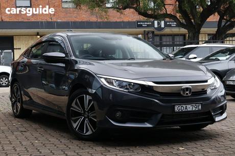 Grey 2017 Honda Civic Sedan Vti-L