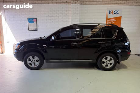Black 2010 Mitsubishi Outlander Wagon Ls (Fwd)