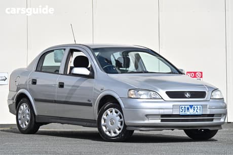 Silver 2002 Holden Astra Sedan Equipe