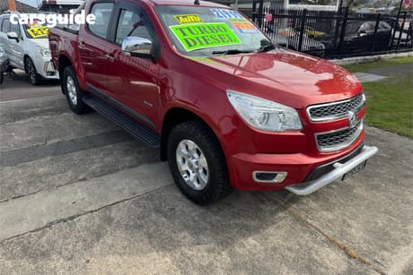 Red 2012 Holden Colorado Crew Cab Pickup Ltz (4X4)