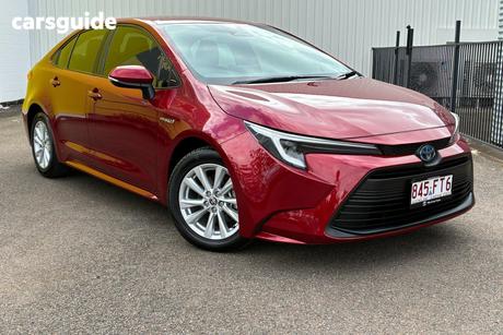 Red 2022 Toyota Corolla Sedan Ascent Sport Hybrid