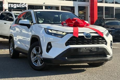 White 2022 Toyota RAV4 Wagon Gx (Awd) Hybrid