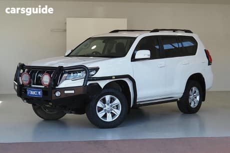 White 2022 Toyota Landcruiser Prado Wagon Gxl