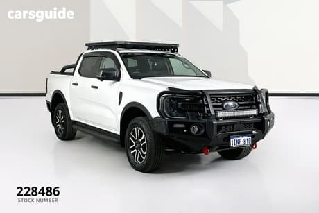 White 2022 Ford Ranger Double Cab Pick Up Sport 2.0 (4X4)