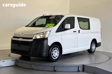 White 2025 Toyota HiAce Van Lwb