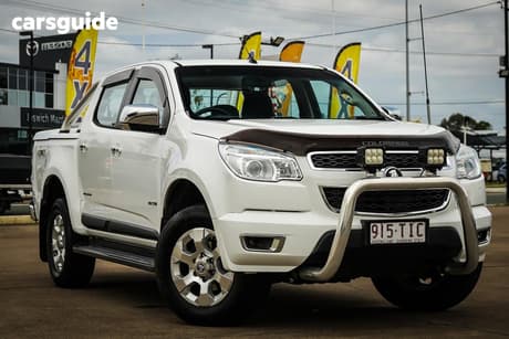 White 2013 Holden Colorado Crew Cab Pickup Ltz (4X4)
