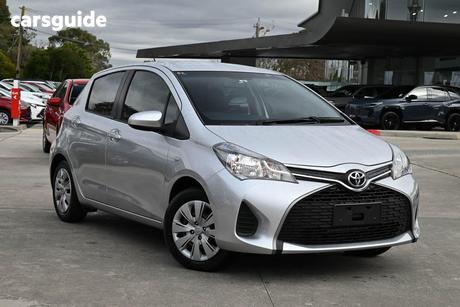 Silver 2015 Toyota Yaris Hatchback Ascent