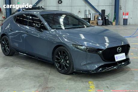 Grey 2022 Mazda 3 Hatchback G25 Astina