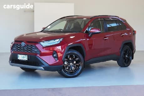 Red 2022 Toyota RAV4 Wagon Cruiser (Awd) Hybrid
