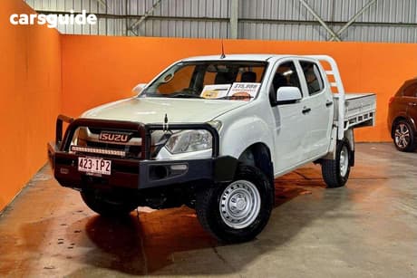 White 2018 Isuzu D-MAX Crew Cab Chassis Sx (4X4)