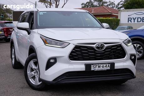 White 2023 Toyota Kluger Wagon Gx 2Wd