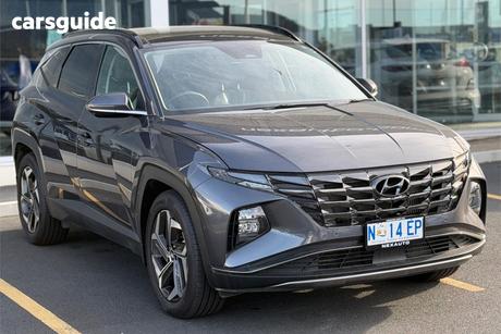 Grey 2022 Hyundai Tucson Wagon Highlander (Awd)