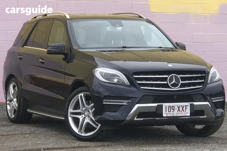 Blue 2014 Mercedes-Benz ML350 Wagon Cdi Bluetec (4X4)