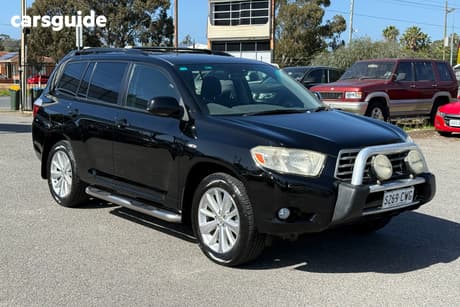 Black 2010 Toyota Kluger Wagon Altitude (4X4) 7 Seat