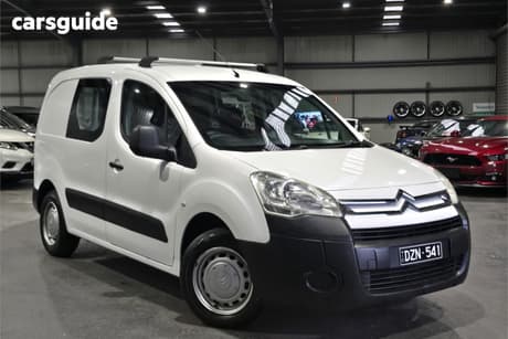 White 2009 Citroen Berlingo Van 1.6 Hdi Short